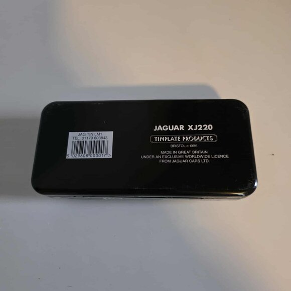 Vintage Tin Plate Racing Jaguar XJ220 Collectible Tin - Picture 2 of 6